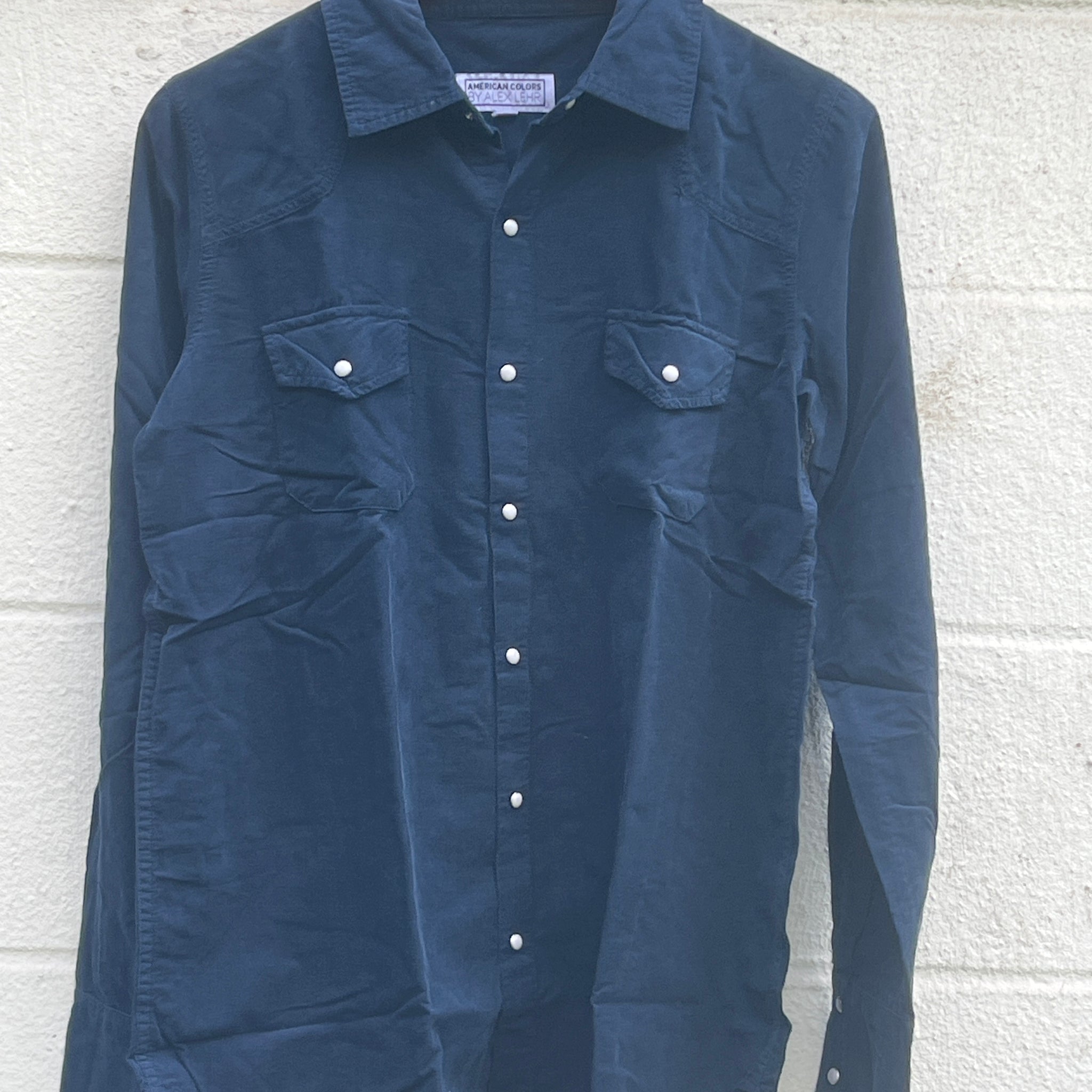 Western Shirt Peri Navy Cord