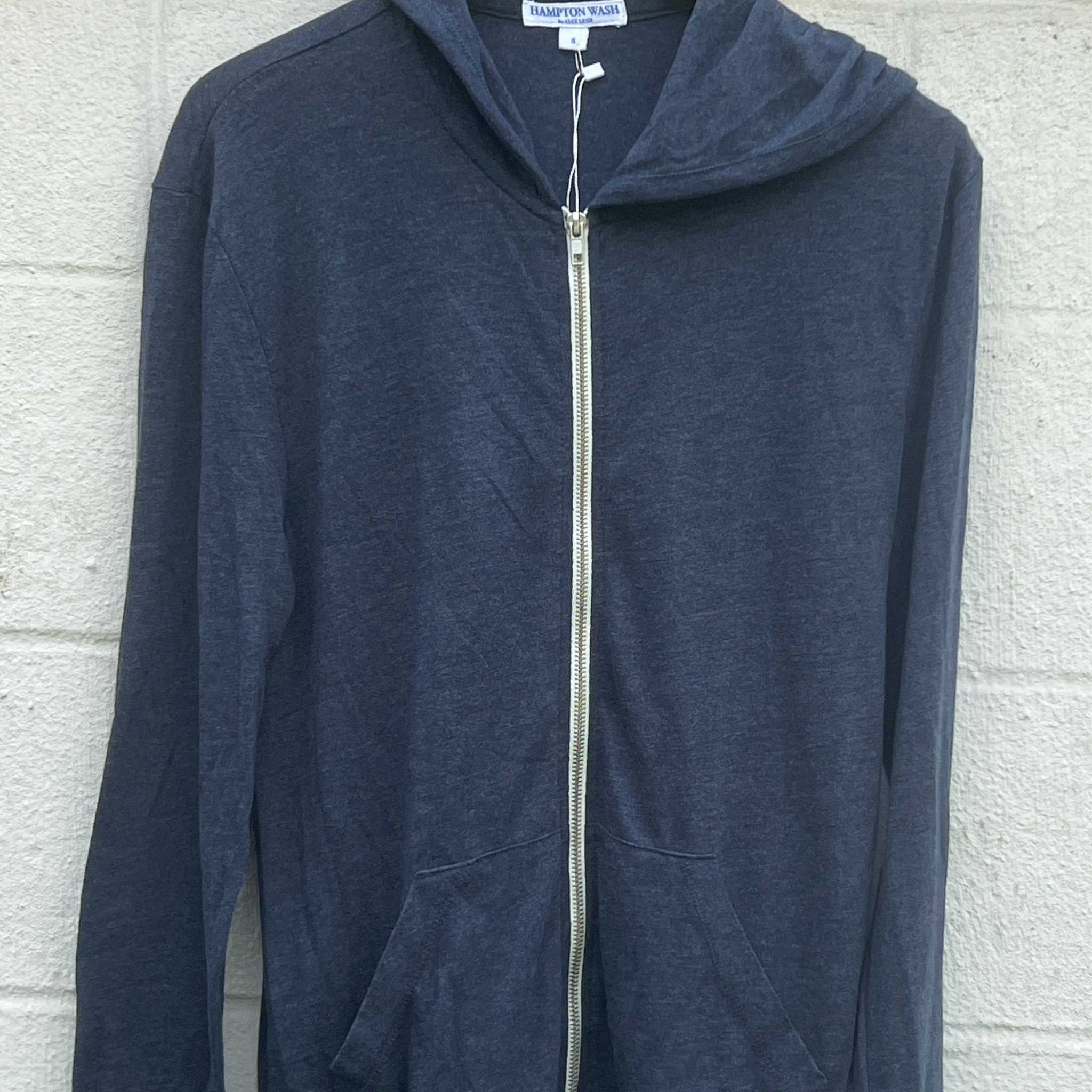 Lightweight Zip Hoodie Navy