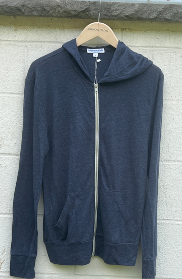 Lightweight Zip Hoodie Navy