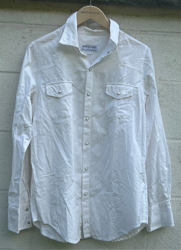 Western Shirt Peri White Cord