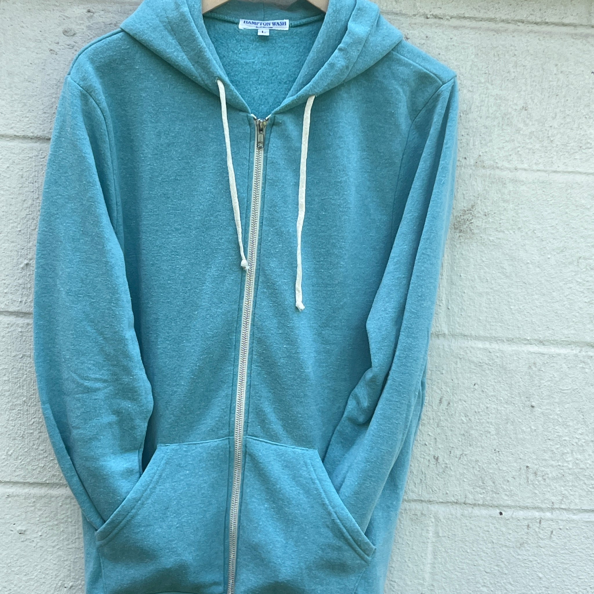 Men's Zip Hoodie Turq