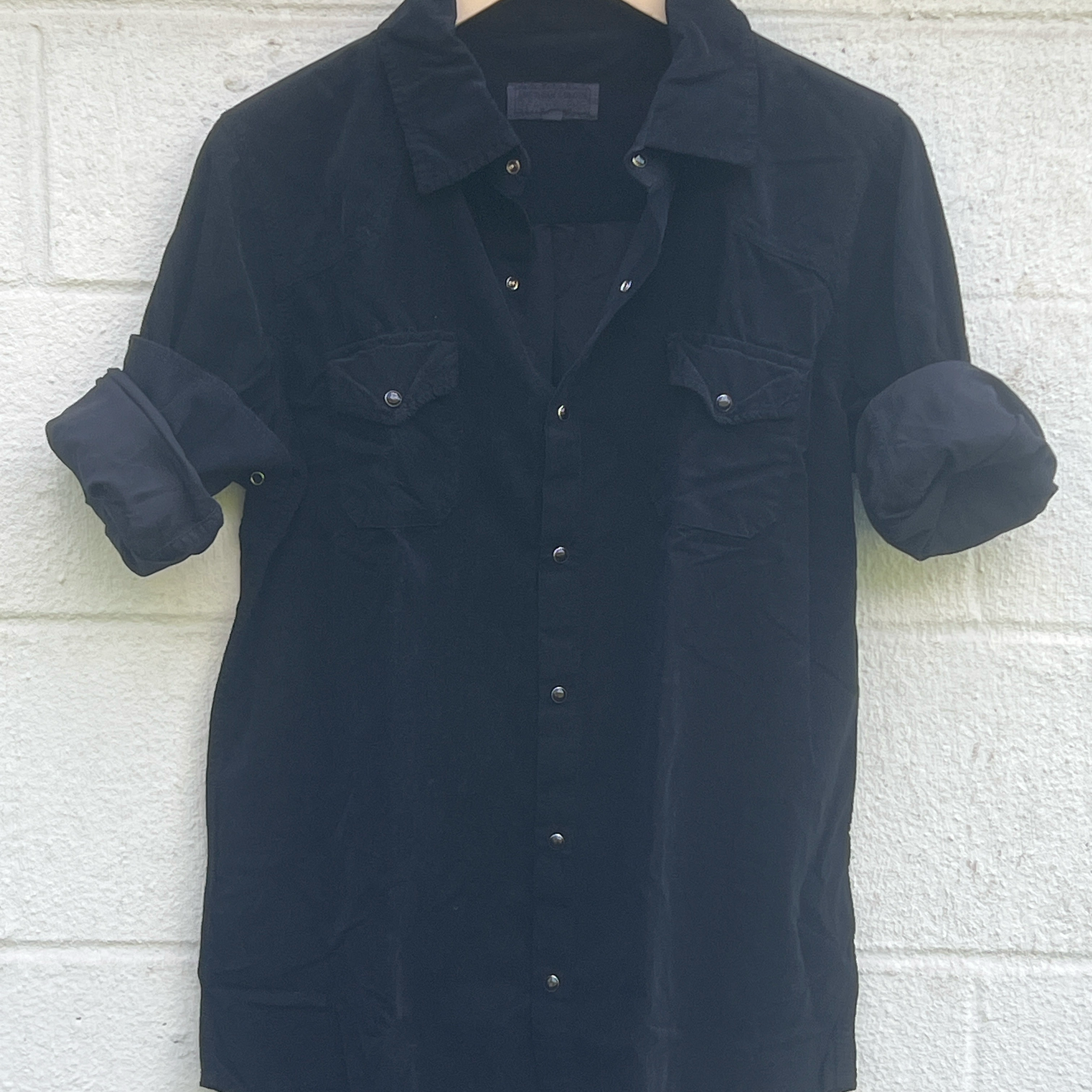 Western Shirt Black Cord