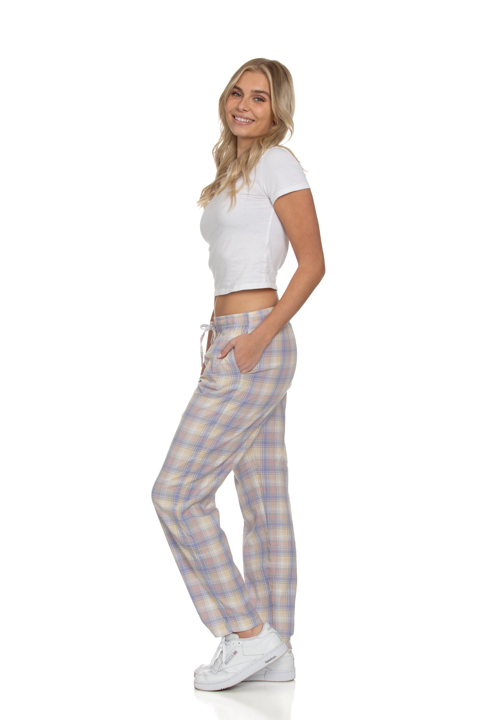 Ladies Classic Plaid Pajama Pants | buffaloveapparel