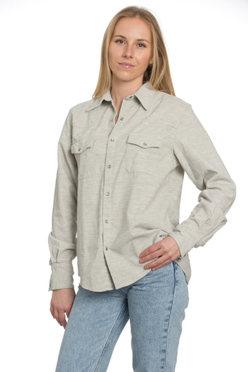 Western Shirt Gray Cord